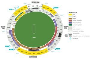 The Gabba Brisbane Cricket Ground Seating Map 2023 with Rows, Parking ...