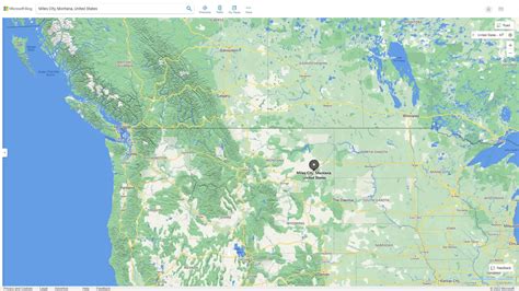 Miles City, Montana Map