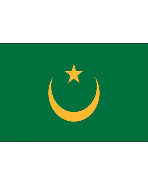 Mauritania Flag 2 x 3 ft. Indoor Display or Parade Flag