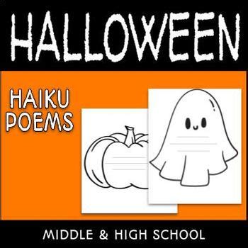 Halloween Haiku Poem by Keep Learning by CF | TPT