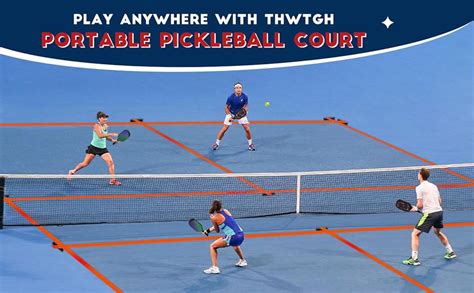 Amazon.com : THWTGH Pickleball Court Marking Kit -Temporary Pickleball Lines for Outdoor Court ...