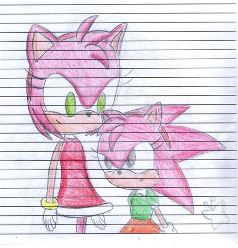 Amy Rose modern and classic by MintStarMari on DeviantArt