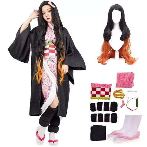 Kids Cosplay Anime Demon Slayer Kimetsu No Yaiba Kamado, 53% OFF