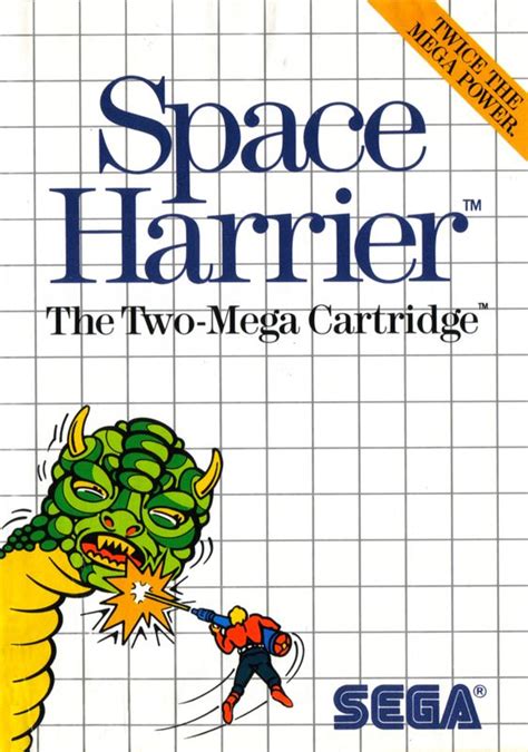 Space Harrier (1986) SEGA Master System box cover art - MobyGames