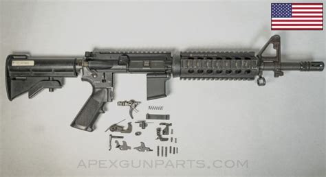 M16A2 Commando Parts Kit, 11.5" HBAR, Colt M16A2 Commando Lower, 3-Round Burst, .223/5.56mm ...