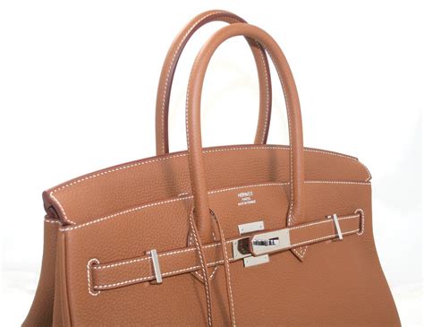 Hermes Birkin Bag in Gold Togo Leather PHW, 35 cm at 1stdibs