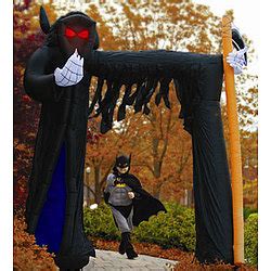 Inflatable Grim Reaper Archway Outdoor Halloween Decoration - FindGift.com