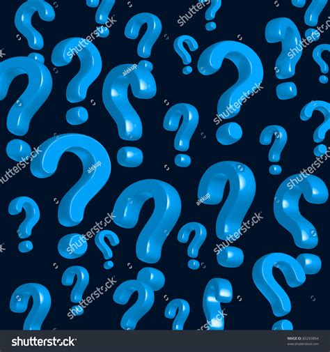 Wallpaper Blue Question Marks Stock Photo 83293894 | Shutterstock