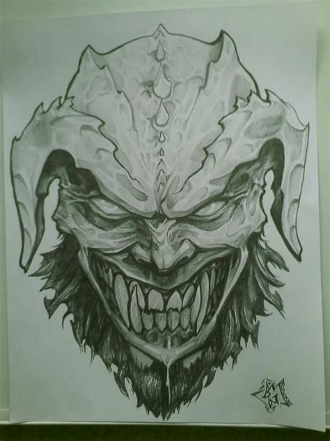 demon face by Jonny5nLala on deviantART | Tattoo design drawings, Demon drawings, Skull tattoo ...