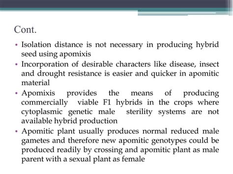 Apomixis | PPT