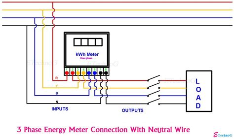 Single Phase Electric Meter Circuit Diagram