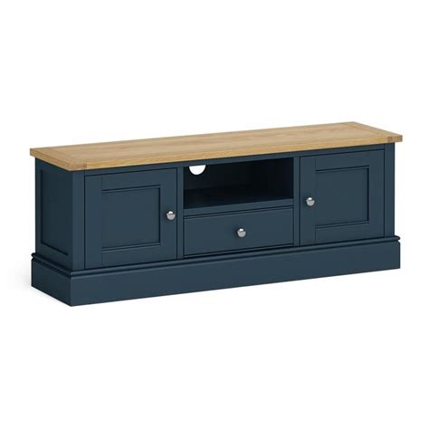 Chichester 135cm TV Stand - 5 Colours - Stiffkey Blue | Large tv stands ...