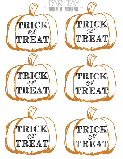 Pumpkin Tags Free Printable - Party Like a Cherry | Halloween labels printable, Halloween labels ...