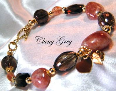 Smoky Quartz Jewelry - Cluny Grey Jewelry