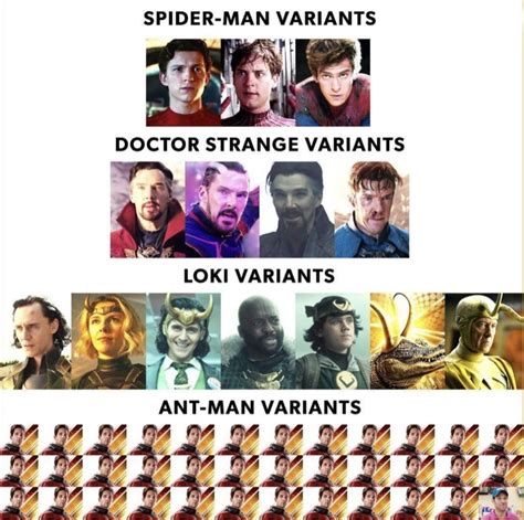 Loki got the most wildly different variants and i still can't ...