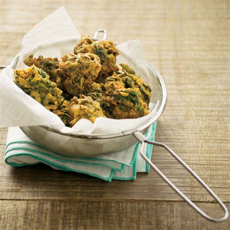 Spinach pakora | The Parted Earth | Anjali Enjeti | Recipe