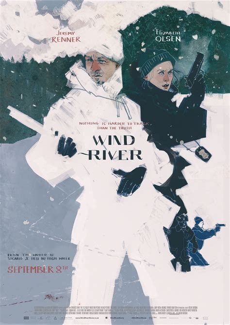 Wind River | Alternative Poster on Behance | Iconic movie posters, Illustration, Communication art