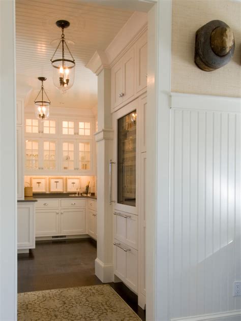 Beadboard Kitchen Ceiling - Traditional - kitchen - Lewis and Weldon