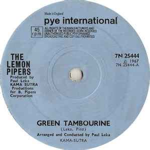 The Lemon Pipers - Green Tambourine (1968, Solid Centre, Vinyl) | Discogs