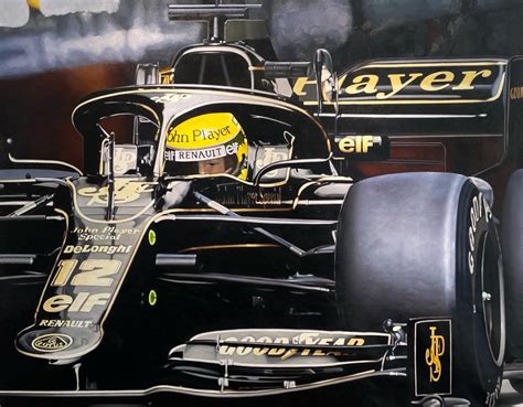 Ayrton Senna & Lotus 98T - Karwai's Artworks