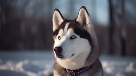 Siberian Husky Dog In The Snow Backgrounds | JPG Free Download - Pikbest