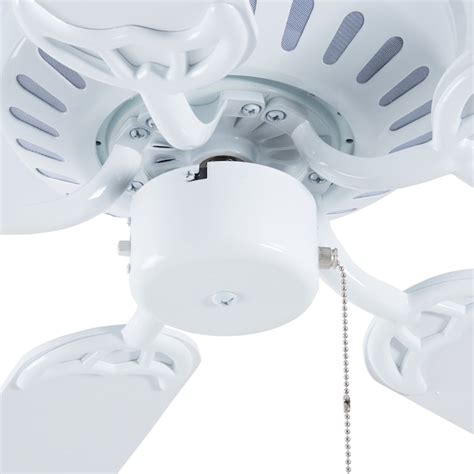 Minka Aire Mesa 52-in White Indoor Flush Mount Ceiling Fan (5-Blade ...