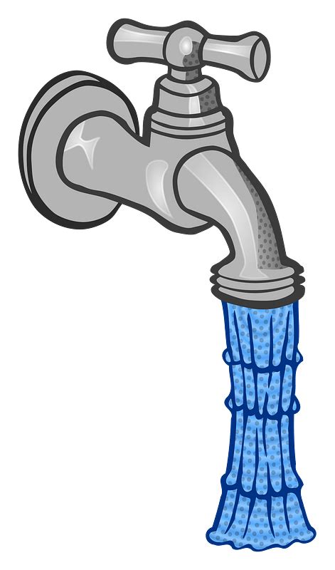 Water coming out of a faucet clipart. Free download transparent .PNG ...