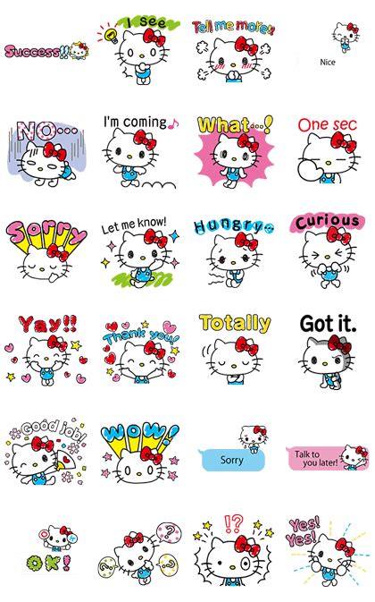 Hello Kitty + Animated Stickers + Pop Up – LINE Stickers