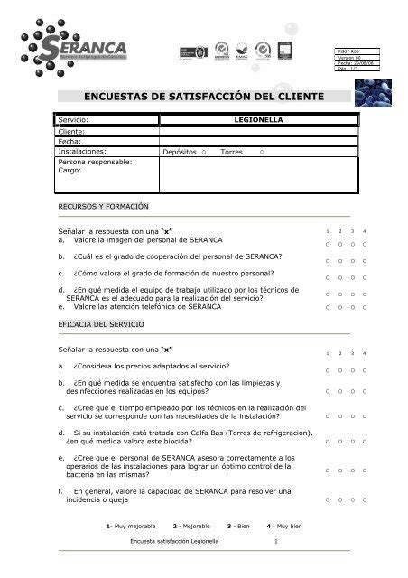 pg 07 r 03 encuesta de satisfacción del cliente legionella