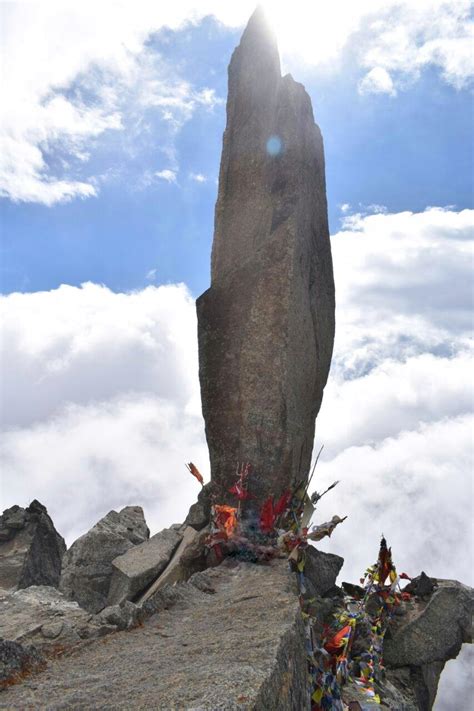 The summit of Mount Kinnaur Kailash (5200m), Kinnaur (H.P.) This place ...