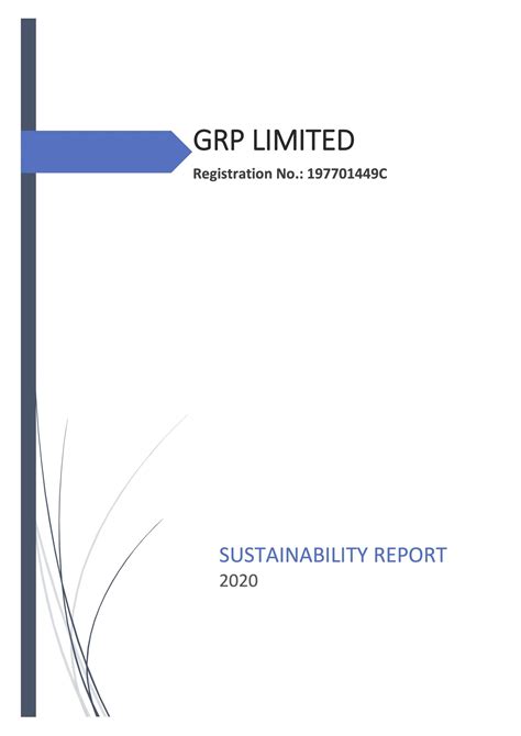 Sustainability Reports – GRP Limited