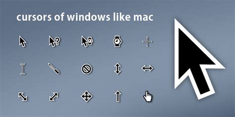 Windows Like Mac Cursors - free cool mouse cursors download