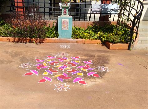 Sankranthi Rangoli Competition | Competition at Shantidhama