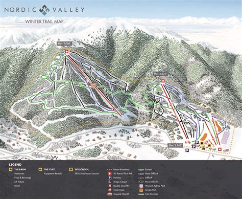 Trail Map - Nordic Valley Ski Resort