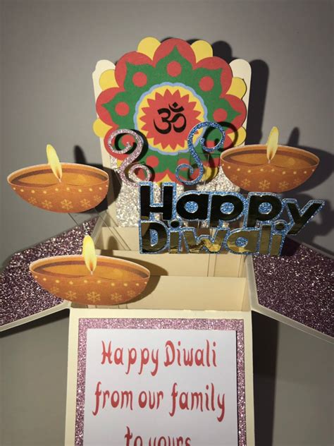 Diwali Card Pop up Box Card Happy Diwali - Etsy UK