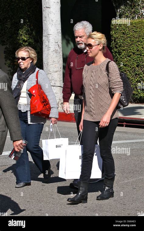 Katherine Heigl and her parents are seen shopping in Beverly Hills Los ...