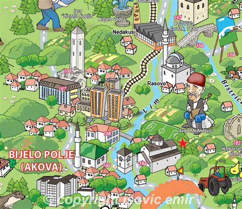 Emir Isovic, MA in infographics: My latest project: Sandzak, an illustrated map