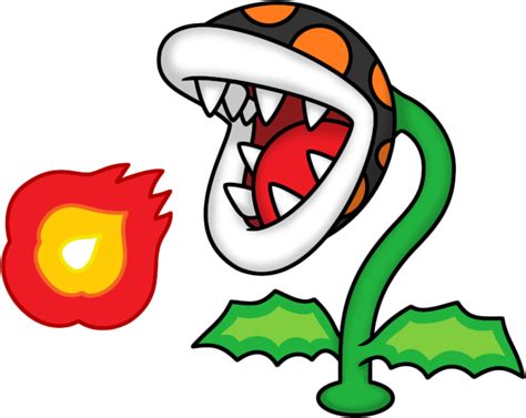 Fire Piranha Plant (Ground) by Lwiis64 on DeviantArt