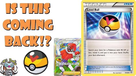 Is Level Ball Coming Back to the Pokémon TCG? Should it? - YouTube