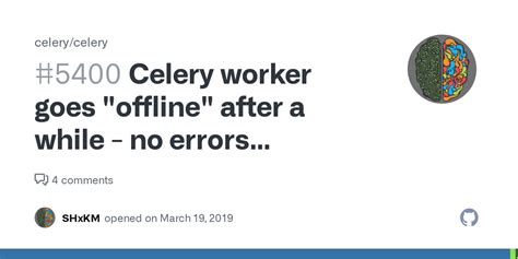 Celery worker goes "offline" after a while - no errors whatsoever before "missing heartbeat ...