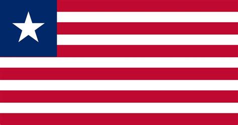 Liberia flag vector - country flags