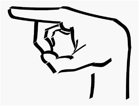 Pointer Point Icon Left Hand Cartoon Direction - Pointing Hand , Free Transparent Clipart ...