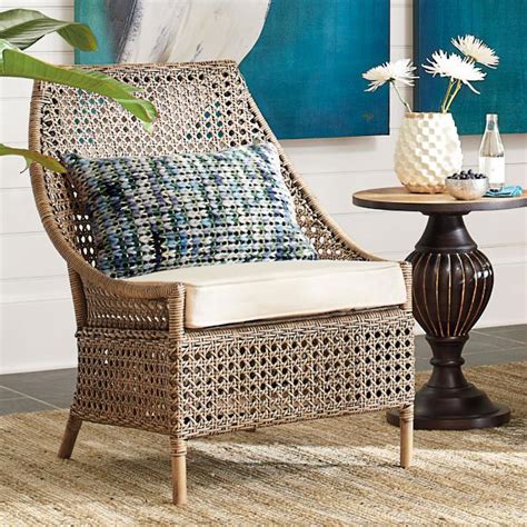 Naples Rattan Chair | Grandin Road