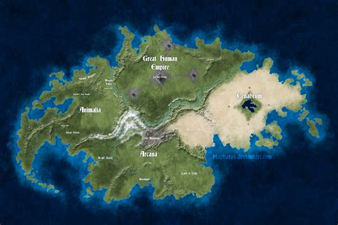 Super Continent Map by Blazbaros on DeviantArt