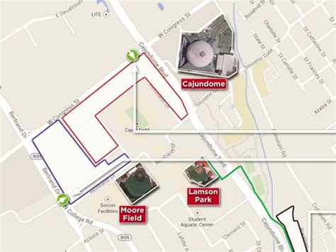 Where to park at Cajun Field for this weekend's events