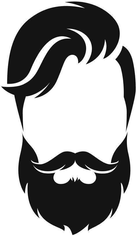 Silhouette Beard Moustache Clip art - hair style png download - 4626*8000 - Free Transparent ...