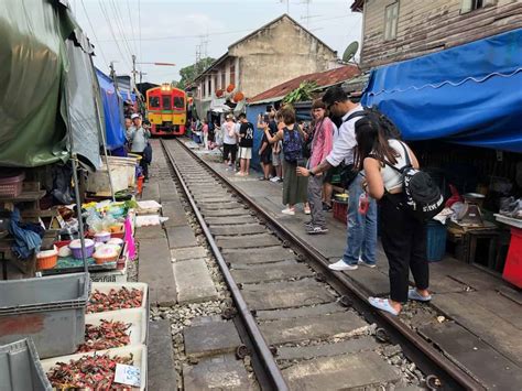 Maeklong Railway Market Train Tours From Bangkok, Thailand