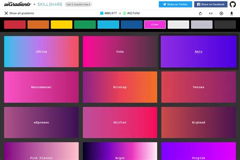 uiGradients - tools for freelancers, entrepreneurs and marketing teams | ELISH Tools