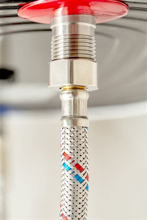 Flexible Pipe And Pipe Connection. Stock Photo - Image of mechanical, facility: 62535152