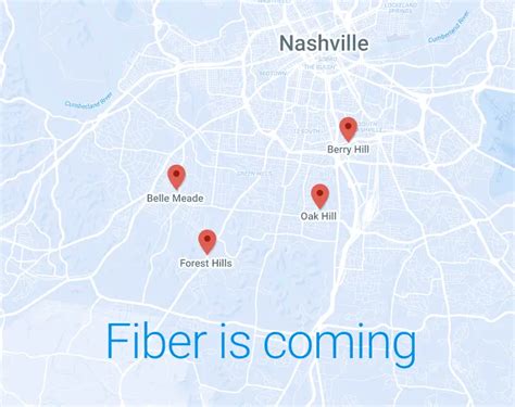 Initial Nashville Google Fiber map posted - Pocketables